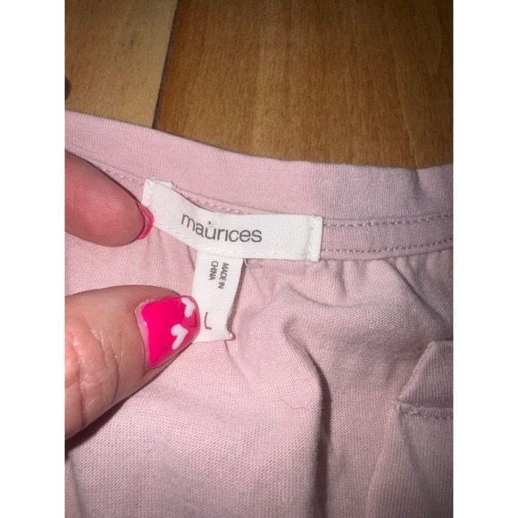 Maurices Womens Tank Top Size L Girls Just Wanna Have Sun Graphic Sleeveless - Picture 2 of 4